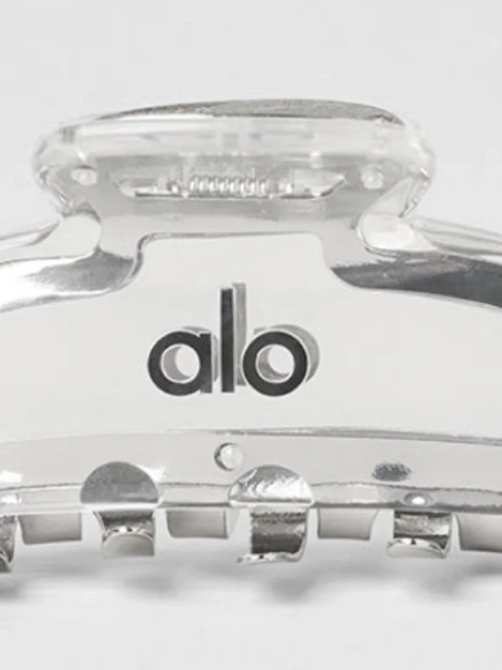 Alo Yoga Acrylic Illusion Claw Clip - Clear Acetate/Chrome